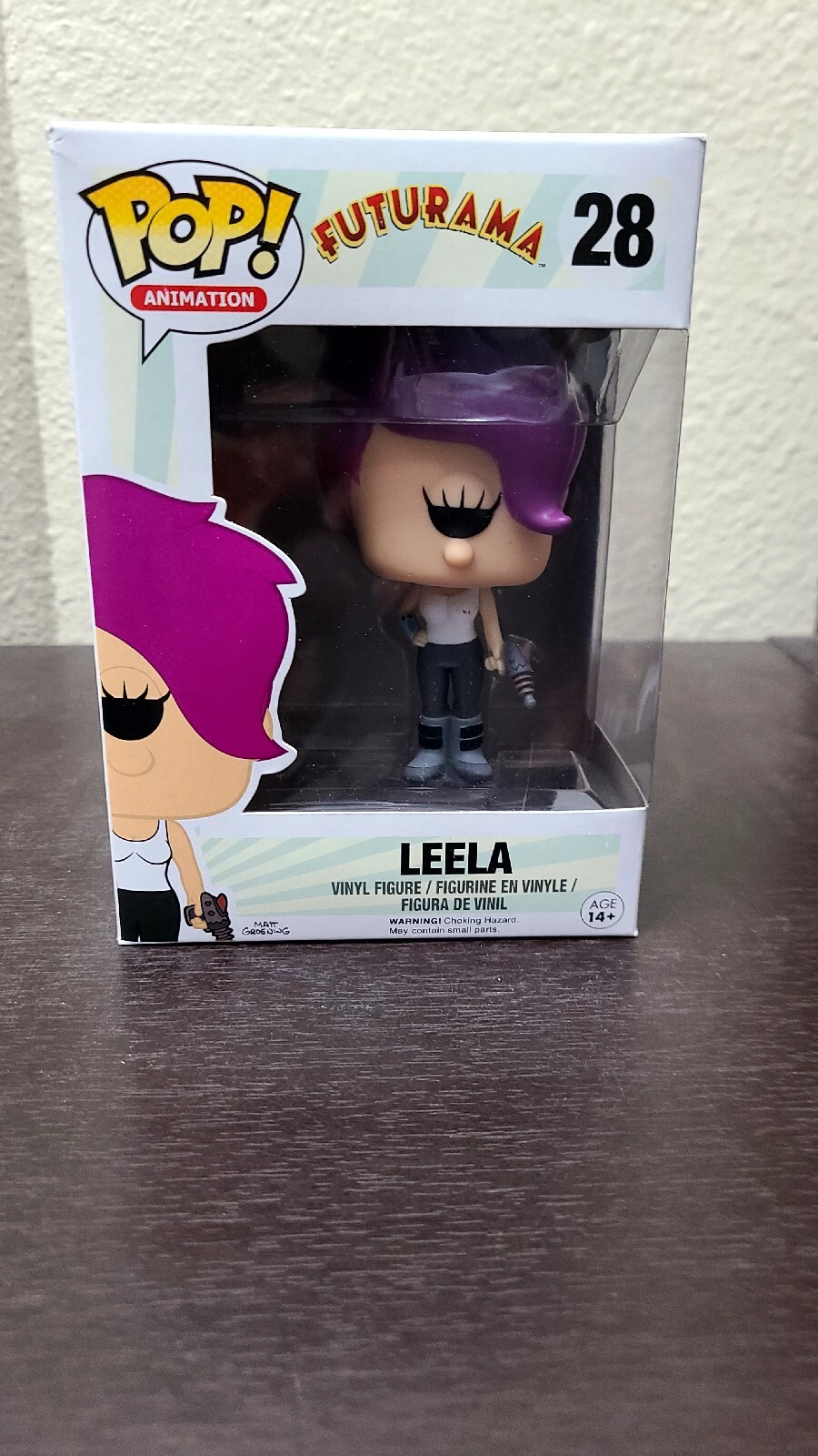 Funko Animation Pop! Figura De Vinilo Futurama Leela #28 Abovedada, Dañada