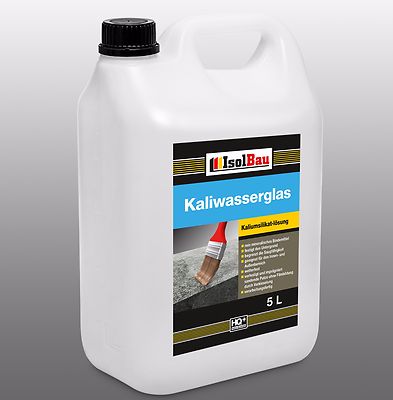 Isolbau 5 Liter Kaliwasserglas Wasserglas Grundierung Versiegelung Verfestigung