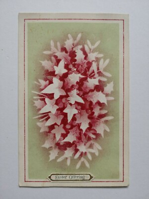 Victorian Easter greetings card, craft ideas card topper scrapbook 