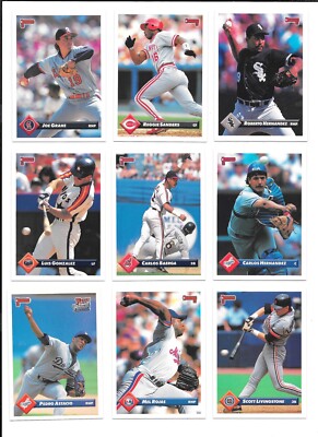 1993 Donruss Baseball Trading Cards / Choose #s 401 - 600 / mb46