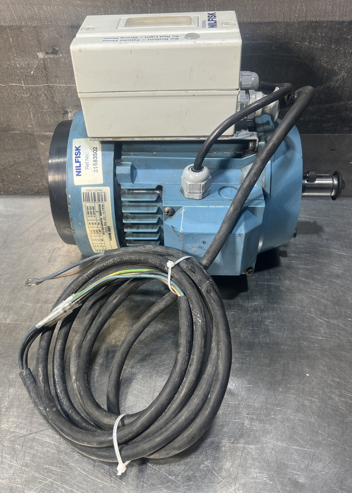 Used Surplus ABB CI.F IEC34 3GAA091002-CSA VACUUM PUMP Motor 3PH