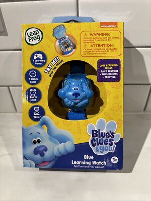 New LeapFrog Blues Clues and You Learning Watch Preschoolers Blue Education Time