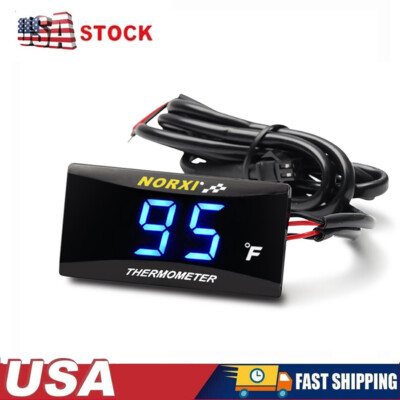 Motorcycle Koso Water Temperature Gauge thermometer Norxi Fahrenheit Meter