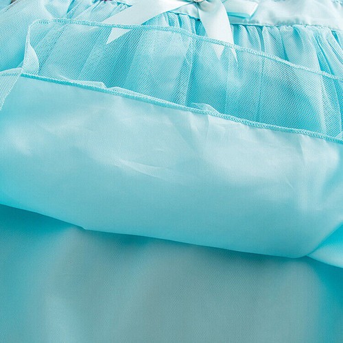Kinder Mädchen Cosplay Kleid Langarm Cartoon Prinzessin Anna Elsa Kleid DE OL - Bild 8 von 17
