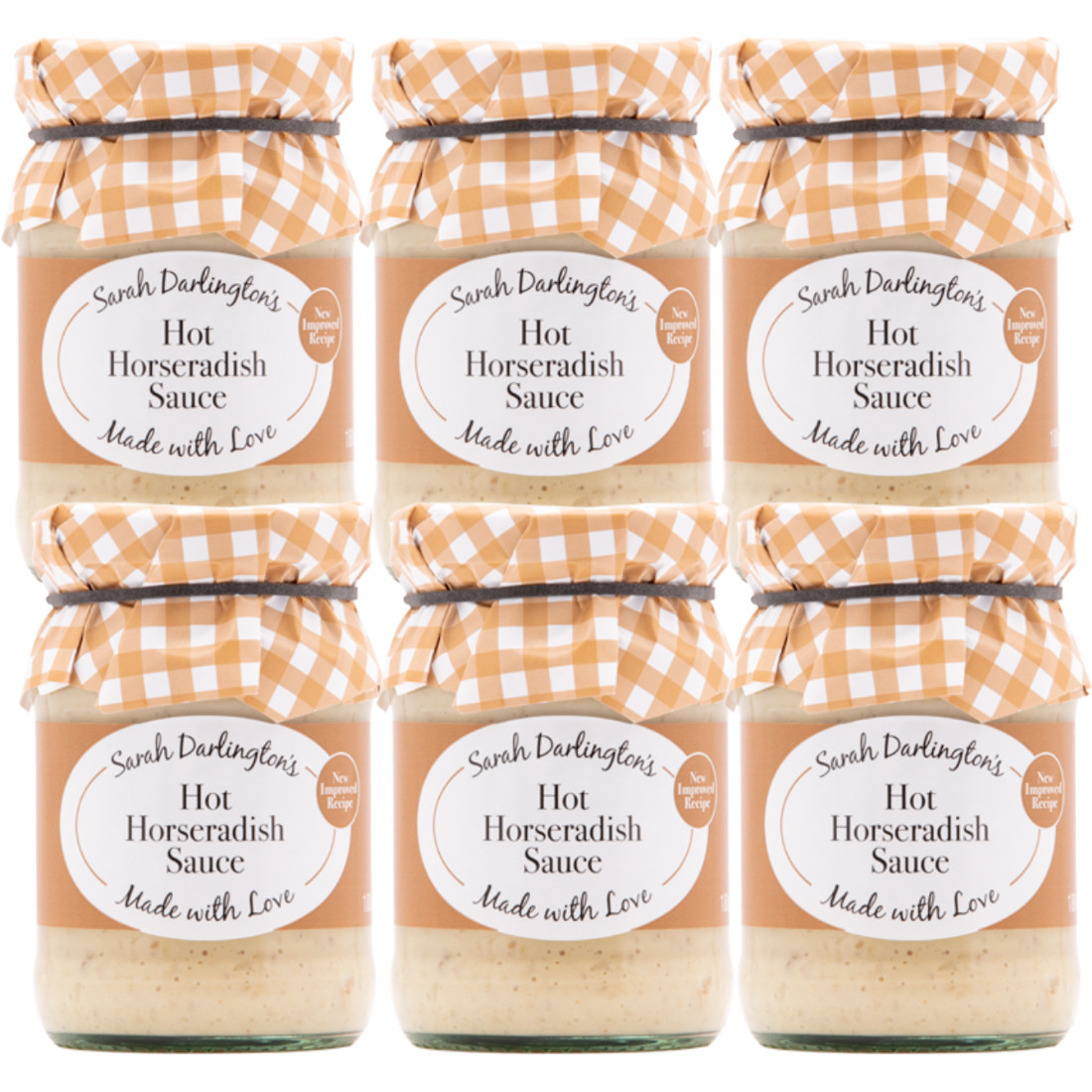 Mrs Darlington's Hot Horseradish Sauce 180g - *PACK OF 6*