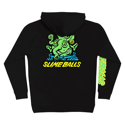 Slime Balls Wheels Hoody Peepers Pullover Black
