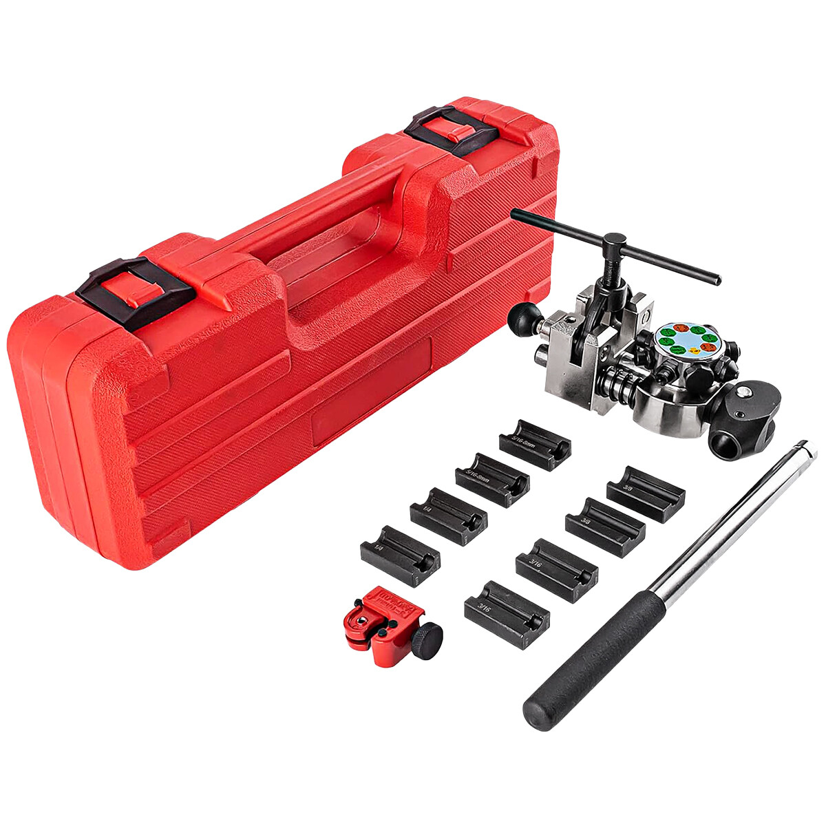 Brake Line and Tubing Flaring Tool 45 Degree Set - Single, Bubble, Double Flares