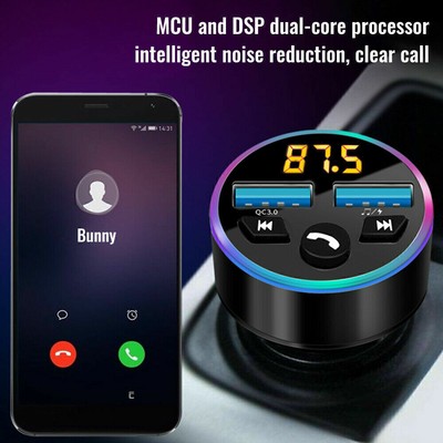 Auto Wireless Bluetooth FM Transmitter MP3 Player USB Auto Schnellladegerät