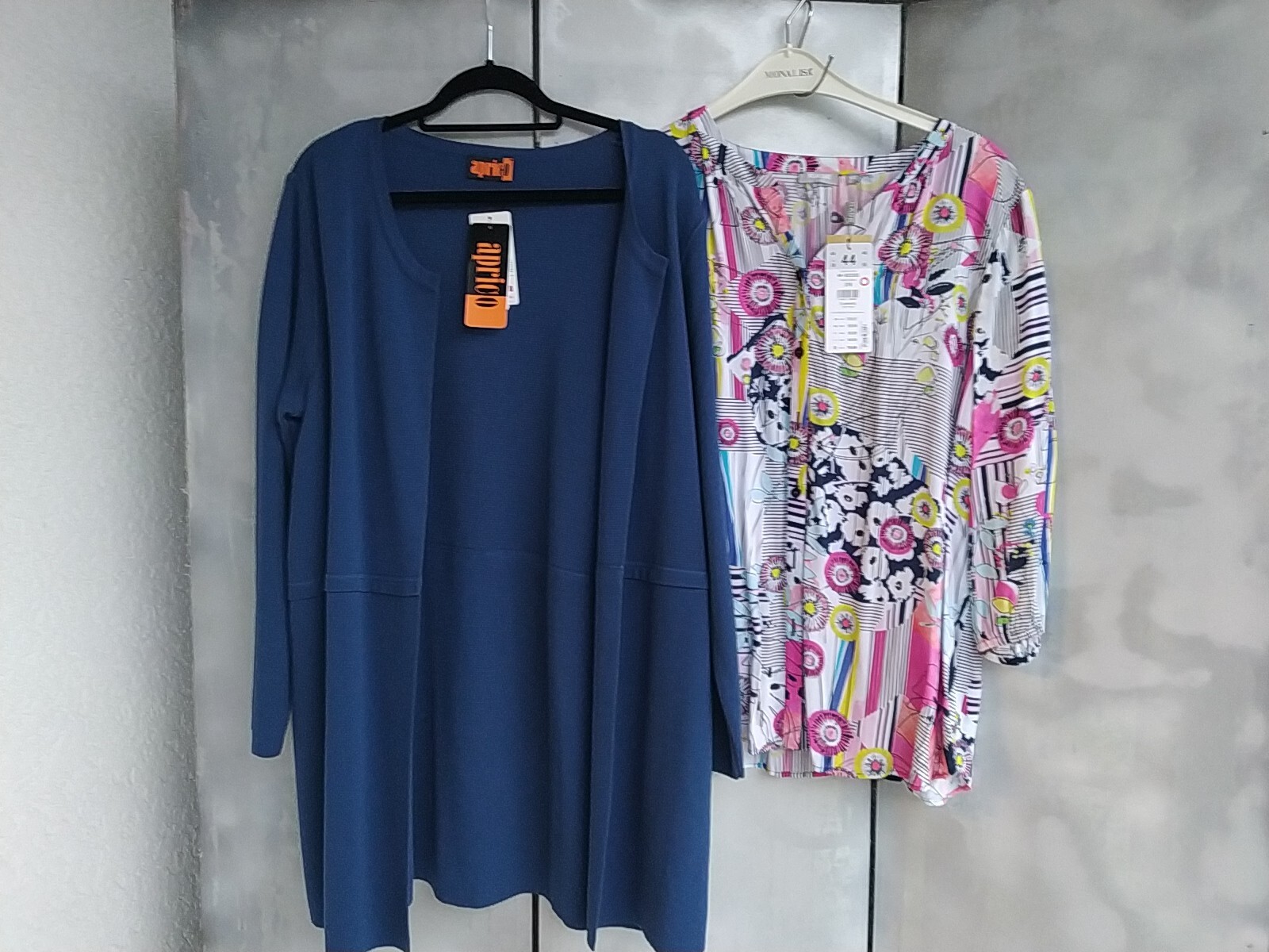 Rabe , aprico, Damen Mode Shirt Kleiderpaket 2 x Gr 44 Restposten