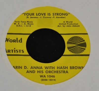 Darin D. Anna with Hash Brown and his Orchestra World Artists 1046