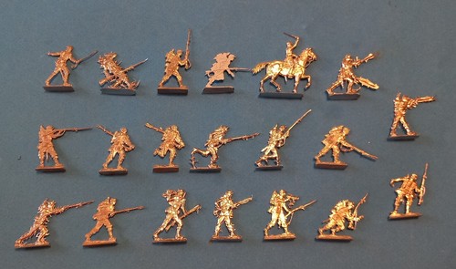 Plats D'étain Heinrichsen - 25 Soldats Français Guerre 1870, échelle 30mm