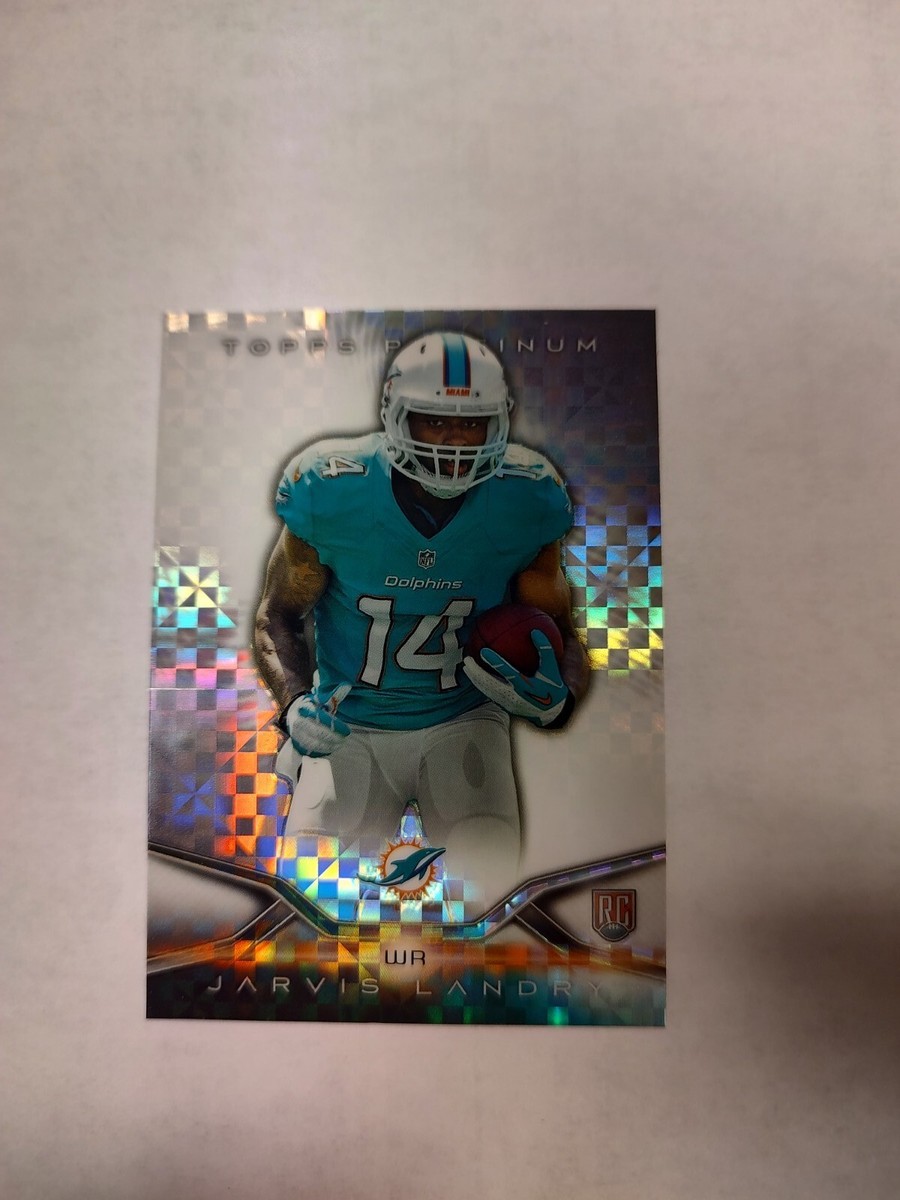2014 TOPPS PLATINUM #118 JARVIS LANDRY ROOKIE XFRACTOR (PWE)(02