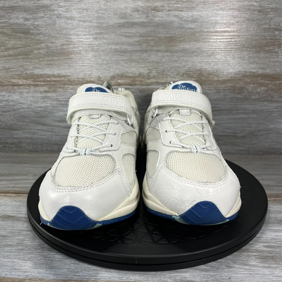 Dr. Comfort Women's Victory White Leather Sneaker Athletic Shoes Size 10.5 Wide - Image 2 of 4