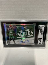 Aaron Nesmith 2020-21 Panini Optic Signature Series Auto Rc Holo Prizm SGC 9