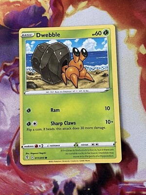 Pokémon - Dwebble- Evolving Skies - 011/203
