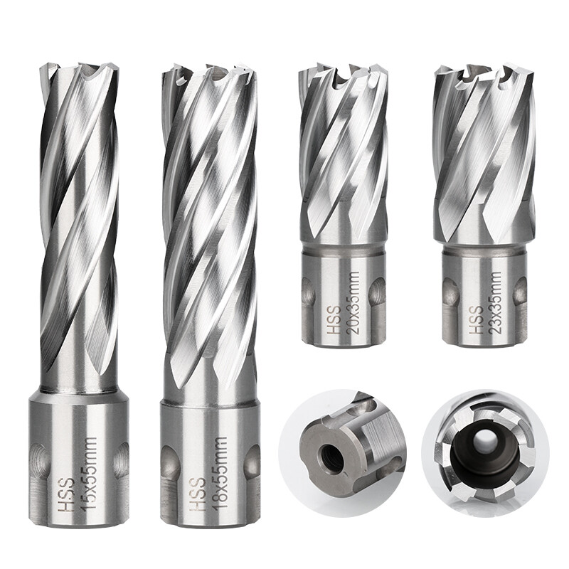 OSCARBIDE Ringschneider 3.8x5.1 Cm – Für Magnetbohrmaschine, Weldonschaft 1.9 Cm