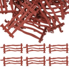  100 Pcs Toy Fences for Zoo Farm Kids Toys Model Child Toddler