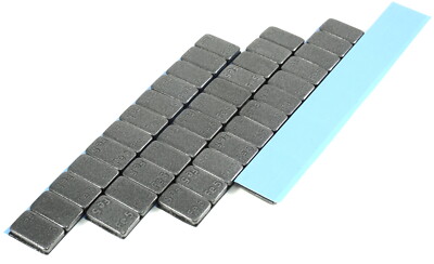 240g Auswuchtgewichte Anthrazit Grau 4x60g Riegel 12x5g Aufteilung Klebegewichte