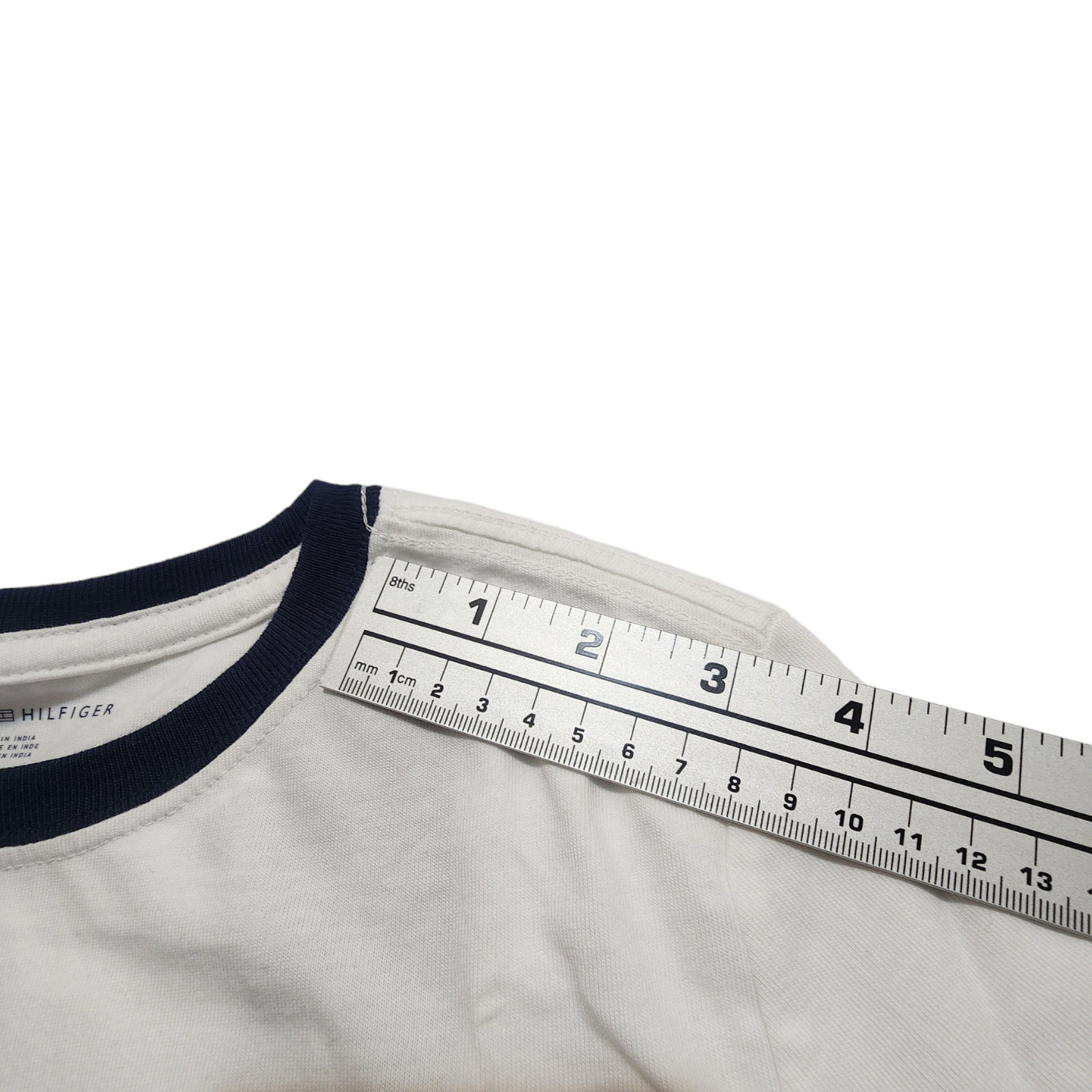 Tommy Hilfiger Boys Tino T-Shirt Long Sleeve Big Ribbon Flag Size M thumbnail 3