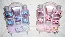 BATH SALTS 6 PC SET by FLORAL BREESE LOVELY BLOSSOMS OR SECRET GARDEN: U CHOOSE