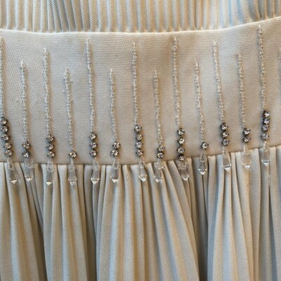 imperial beading dress Lady Black Tie - Arden Gown - Strapless Fitted Evening Dress With Linear Beading main image 0