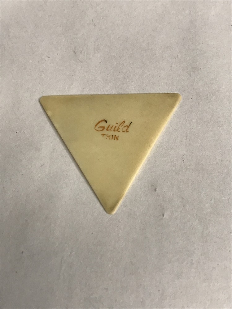 Guild guitar pick thin gauge vintage triangle shape RARE - A55