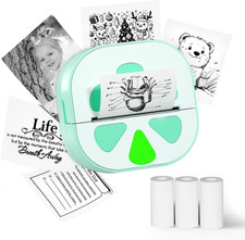 Sticker Printer, Print Pods Mini Printer, Bluetooth Thermal Sticker Maker Machin