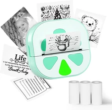 Sticker Printer, Print Pods Mini Printer, Bluetooth Thermal Sticker Maker Machin