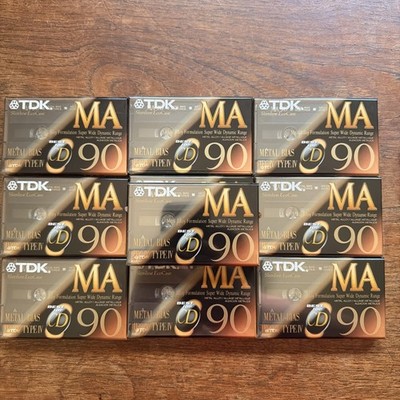 TDK MA 90 Type IV Blank Cassette Tape (NIB)