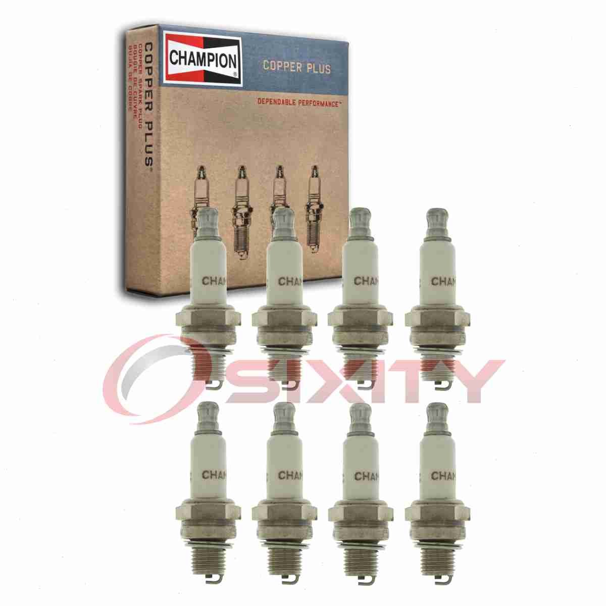 8 pc Champion Copper Plus 978 Spark Plugs for RY4C CMR7A CMR6A 7543 6784 ui