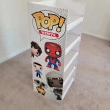 Funko Pop Retail Display Shelving Case Holds 80 Pops 
