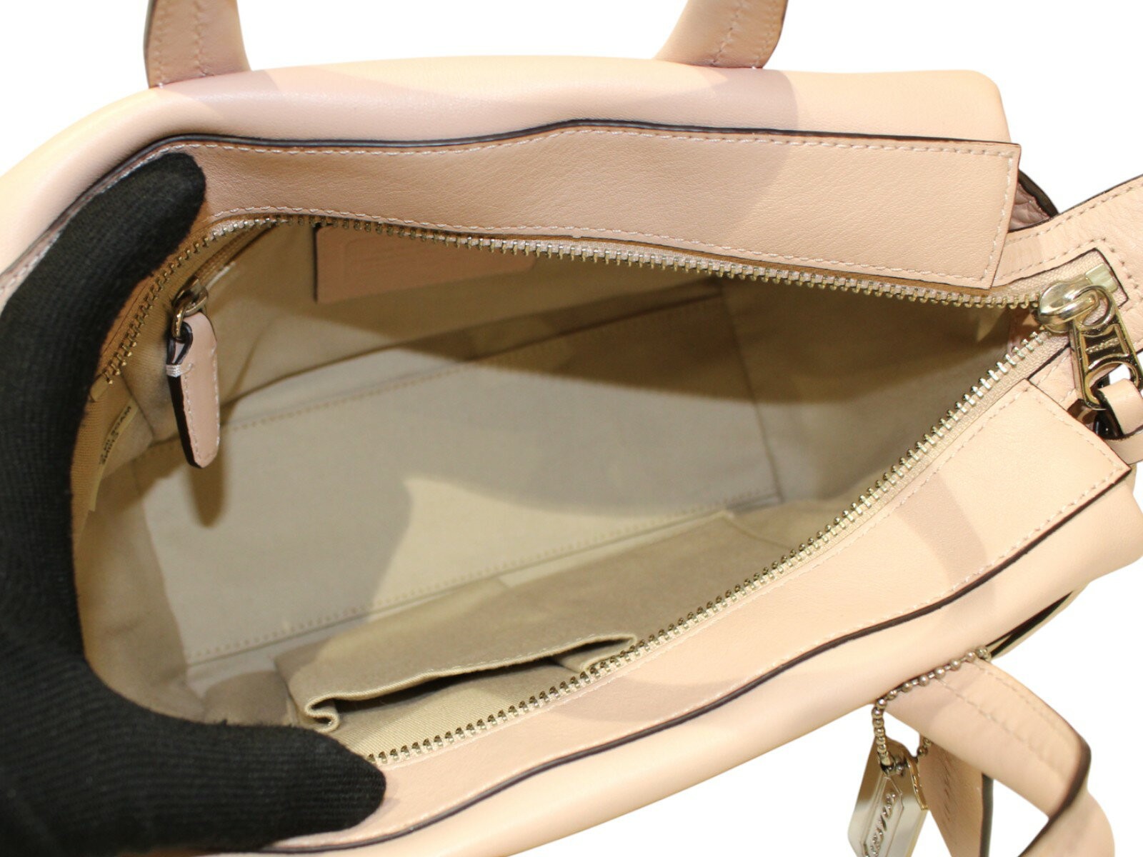 COACH Bleecker Mini Riley Carryall 27923 2WAY Handbag Leather Pink A-260114-6 thumbnail 20