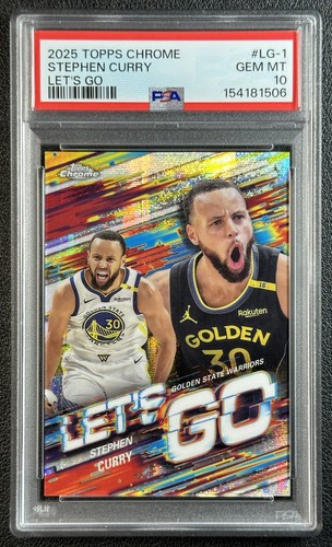 2025 Topps Chrome Stephen Curry Base (PSA 10)
