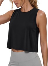  Women Sleeveless Gym Tops Sports Running Vest Tops Workout Yoga Tank Atheletics