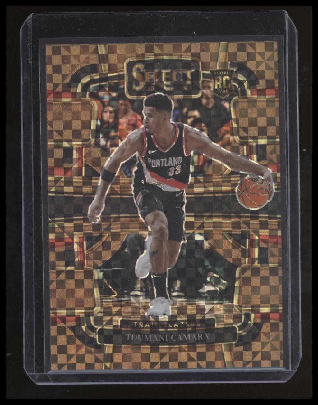Toumani Camara Rookie RC Select Bronze Checker Prizms Panini 2023-24 #81 #/49