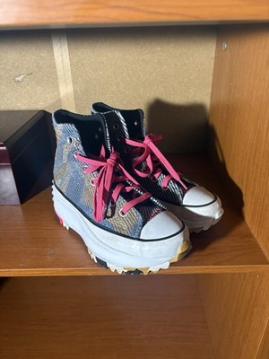 Womens 5 Converse Run Star Hike High Knit Mashup