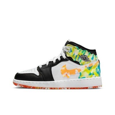 Jordan 1 Mid SE Slim Vortex GS Kids DJ6563-038 New Authentic