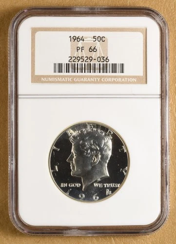 1964 Proof Kennedy Half Dollar NGC PF66