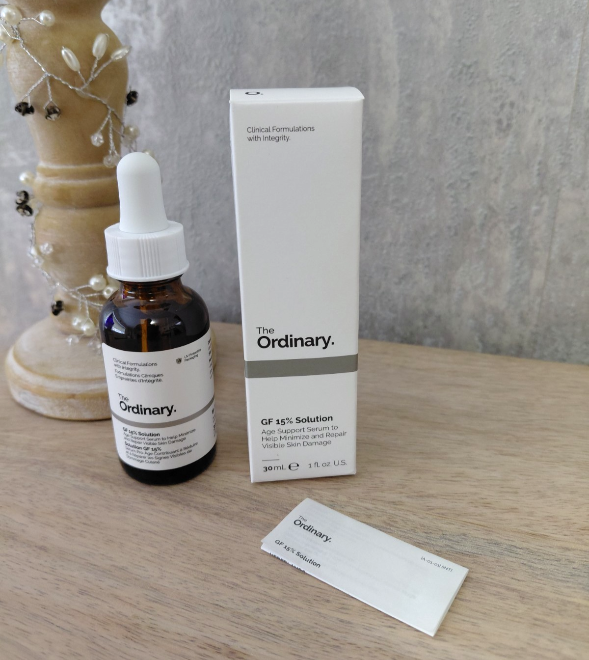 THE ORDINARY GF 15% Solution Anti-Aging Formula Skin & Wrinkle Repair 30ml New