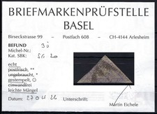 A) Cape of Good Hope Mi 3 II °, used Test Centre Basel, ME 650? (TT05560)