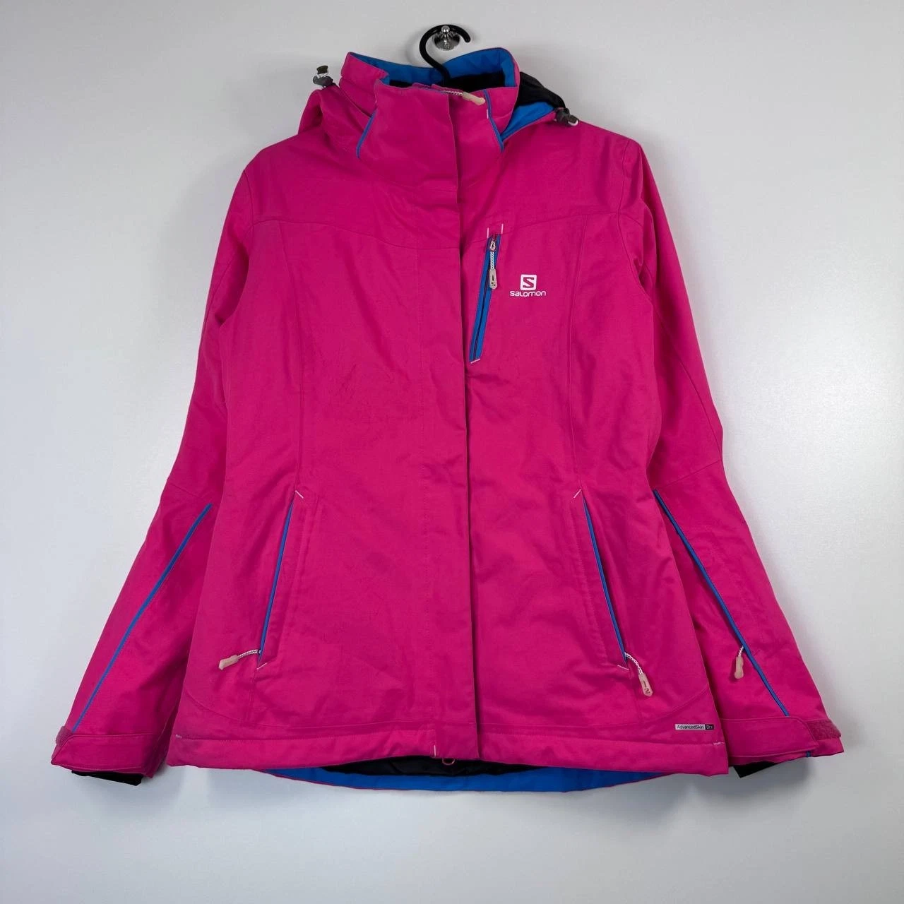Salomon Ski Jacket Womens Pink AdvancedSkin Dry 10K Waterproof Snow Size S
