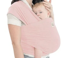 KeaBabies Baby Wrap Carrier 7-35lbs  Pink 0-36 Months Free Shipping