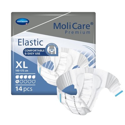 MoliCare  Premium Elastic 6 Drop Absorbency Incontinence Briefs, Extra Large