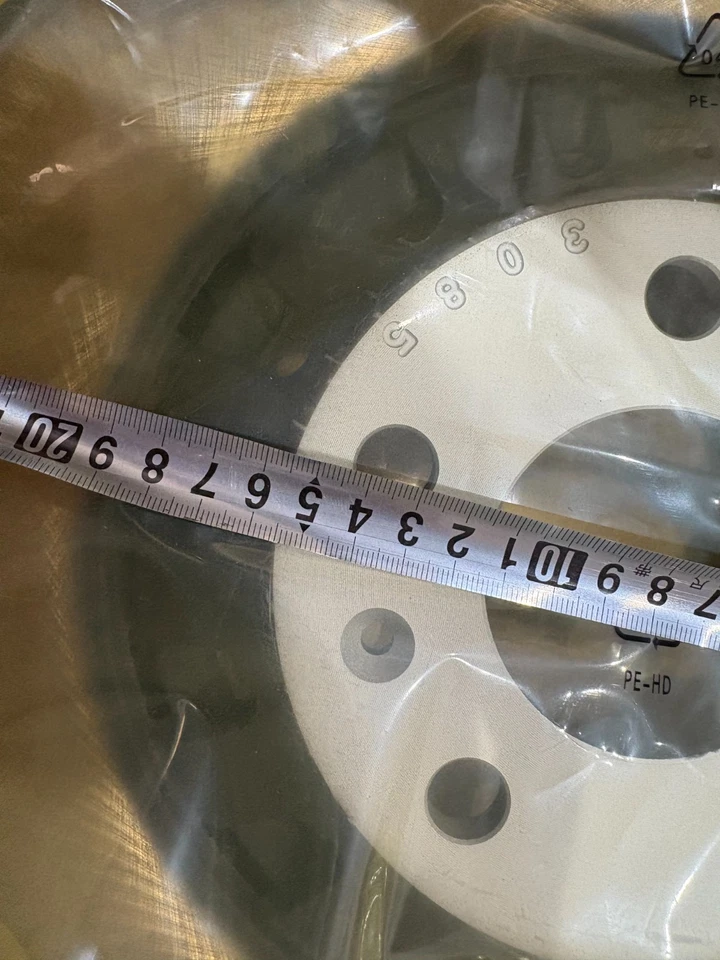 原始设备制造商前刹车套件 375 毫米盘转子和陶瓷垫套装适用于 2017 - 2019 年奥迪 Q7 — 第 4/4 张图片