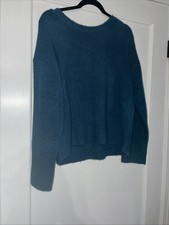 Express Women's Blue long sleeved sweater Medium