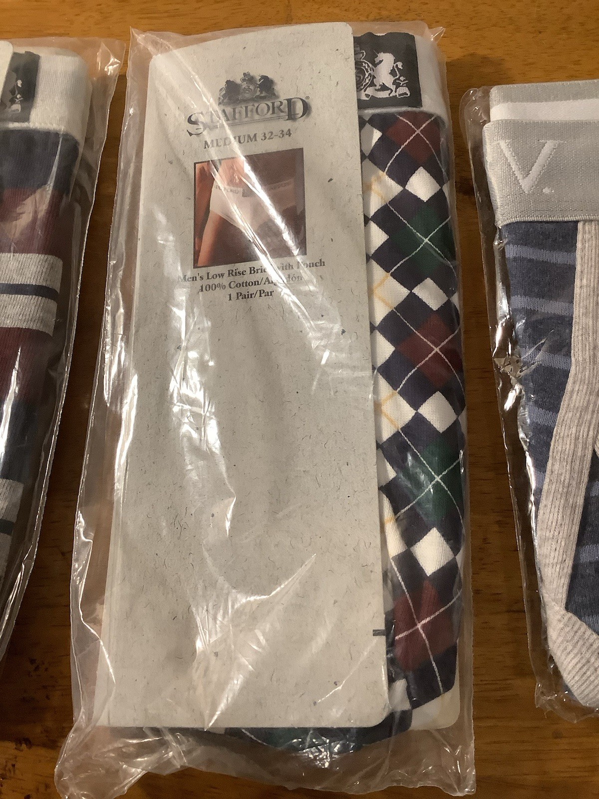 (3) Vintage Briefs STAFFORD VAN HEUSEN Discontinued NIP Deadstock NOS