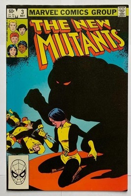 The New Mutants #3. (Marvel 1983) VF Bronze age Classic.