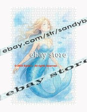 1000 piece jigsaw puzzle Ethereal Mermaid soft ocean fantasy