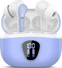 Wireless Earbuds, Bluetooth 5.4 Headphones Hifi Stereo, Bluetooth Earbuds with E