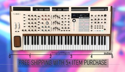 ARTURIA mini micro matrix poly brute key astro lab DRUMbrute SYNTH fridge magnet